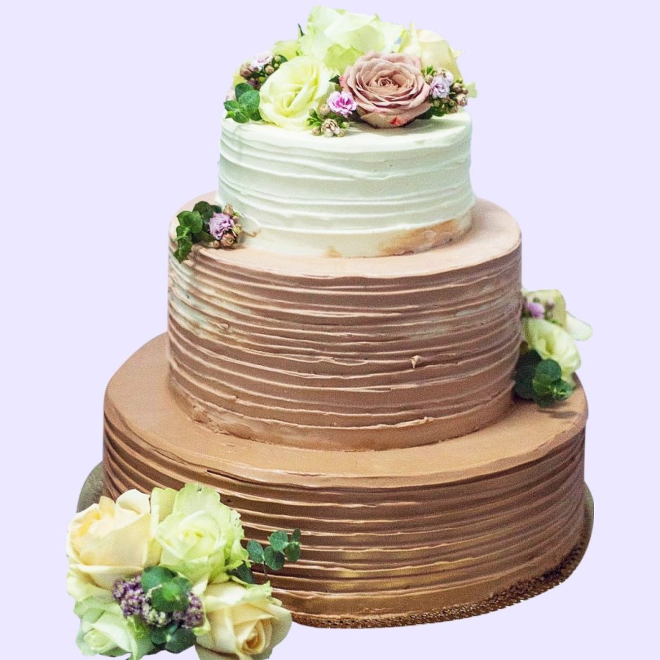 Красивые Свадебные торты без мастики