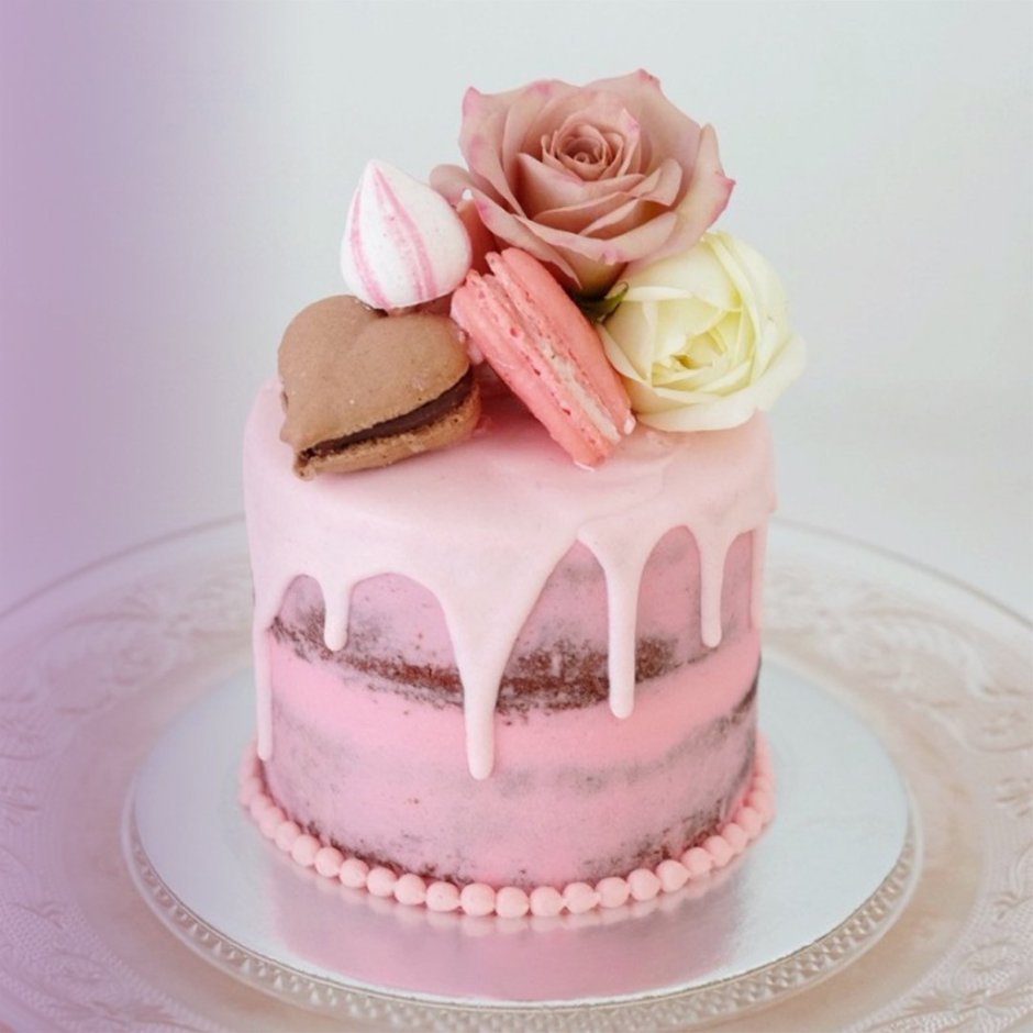 Милый свадебный торт