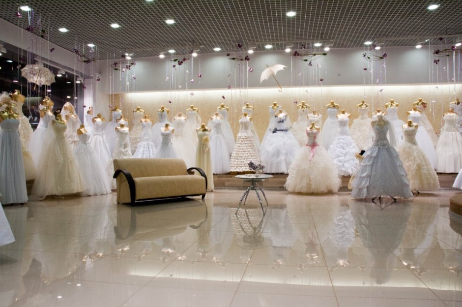 Шикарный свадебный салон