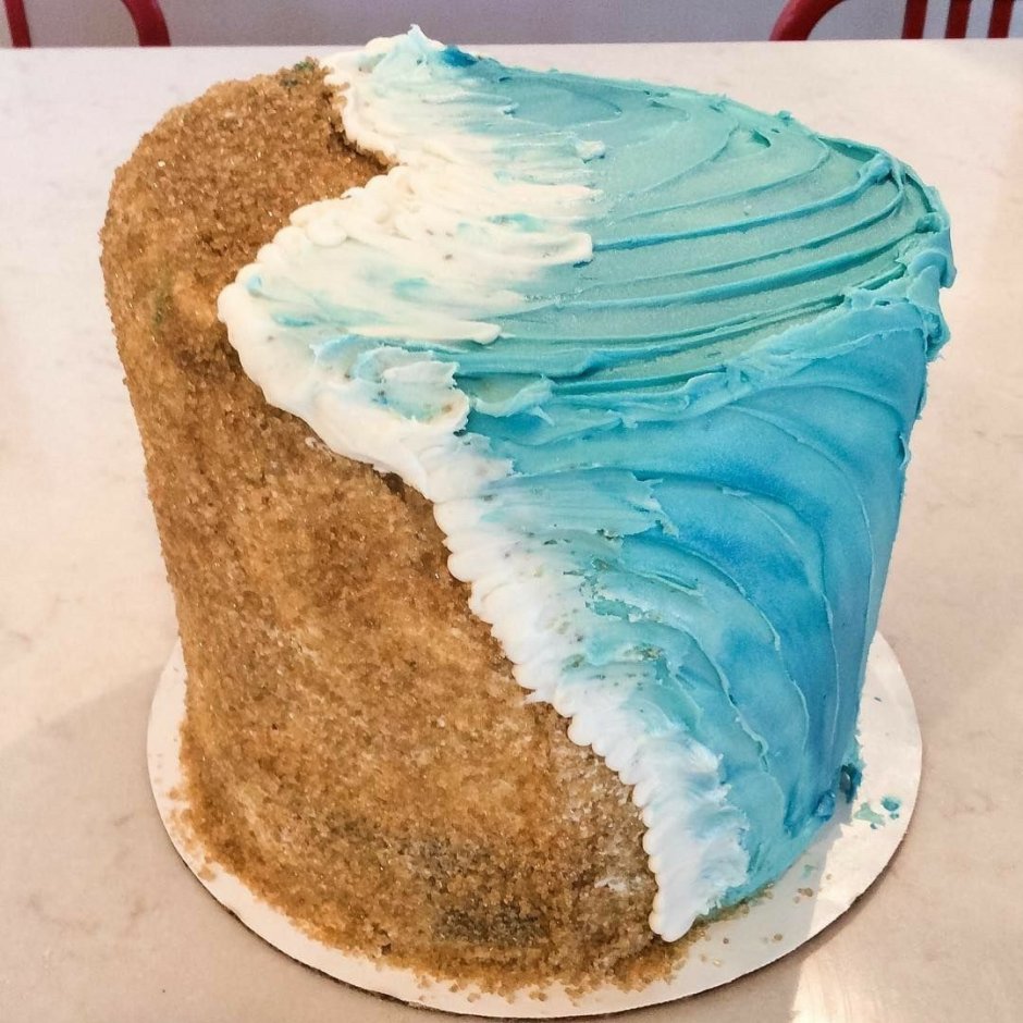 Торт морская волна