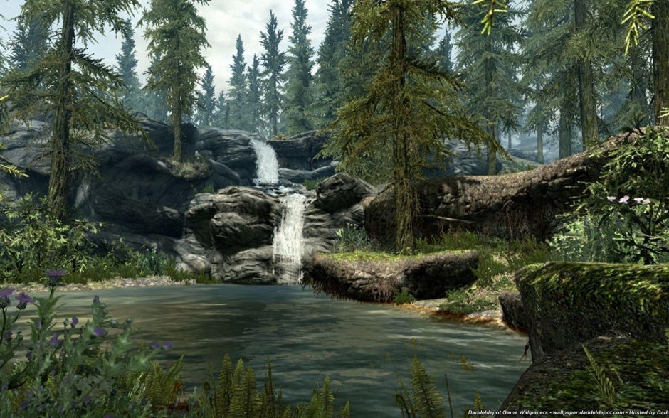 The Elder Scrolls v Skyrim логотип