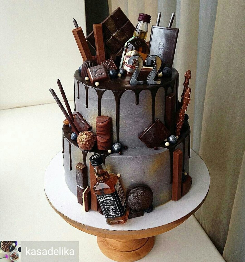 Креативный торт для мужчины