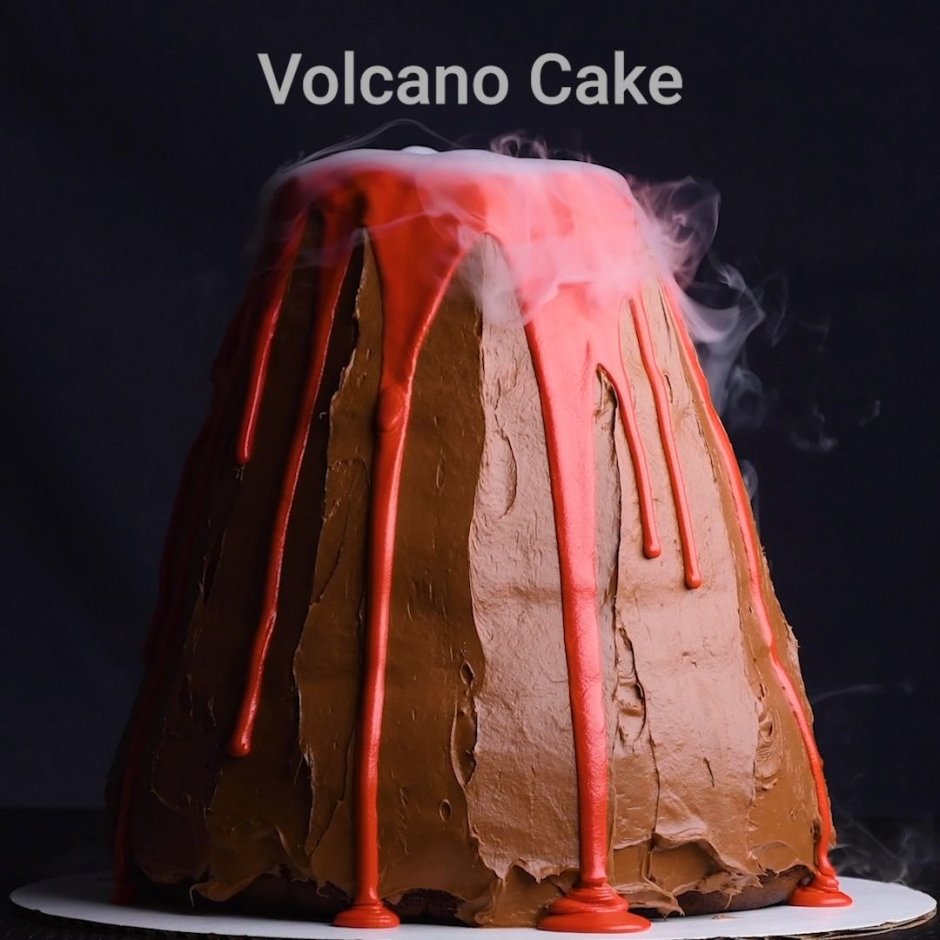 Украшения для торта вулкан