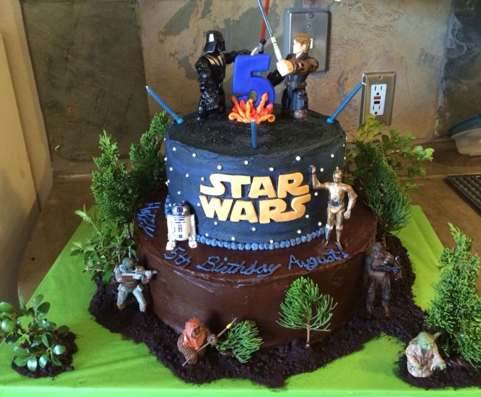 Бенто торт Звездные войны