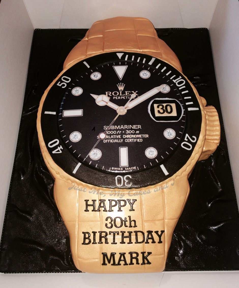 Торт часы для мужчины