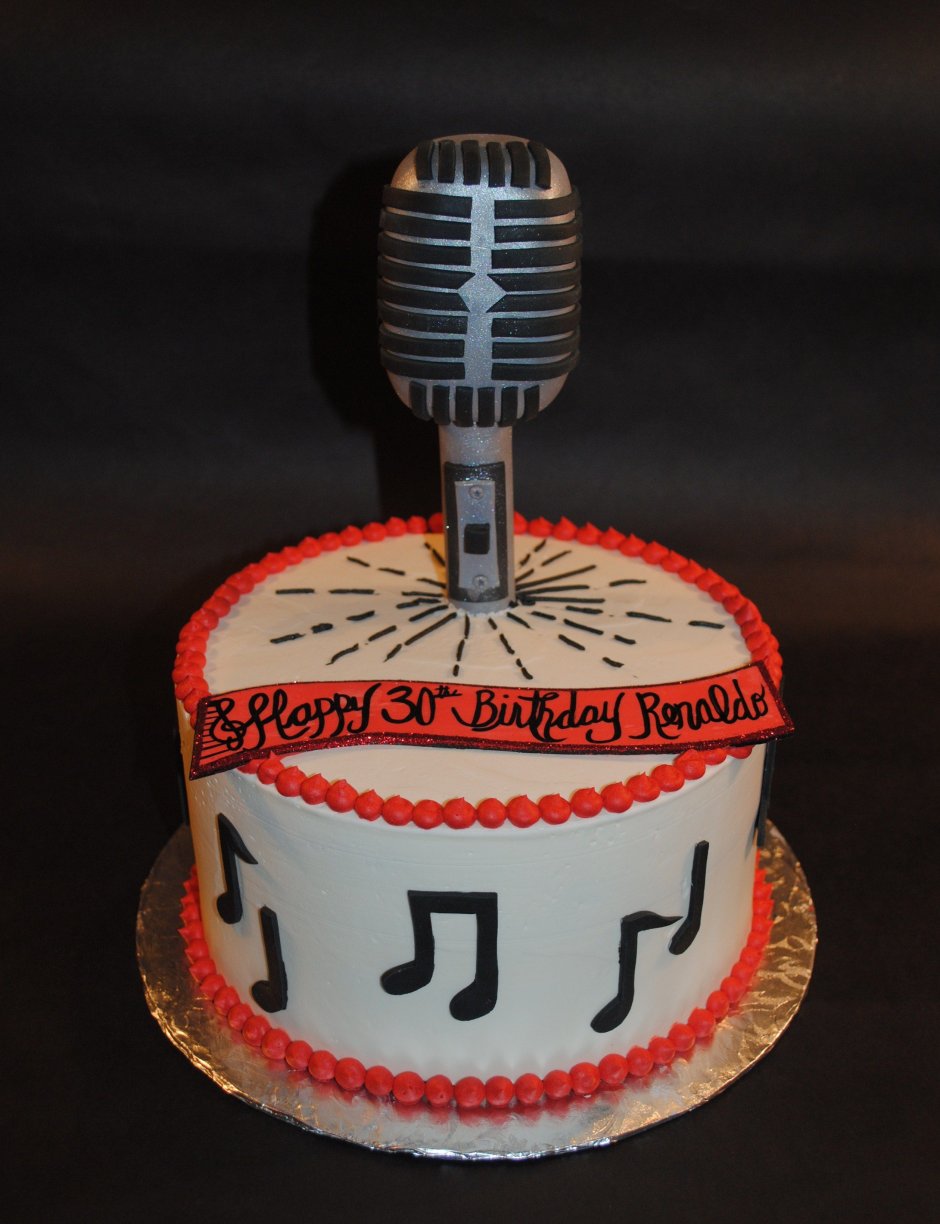 Торт для вокалиста