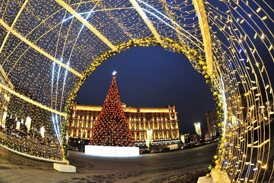 Москва Рождественская иллюминация