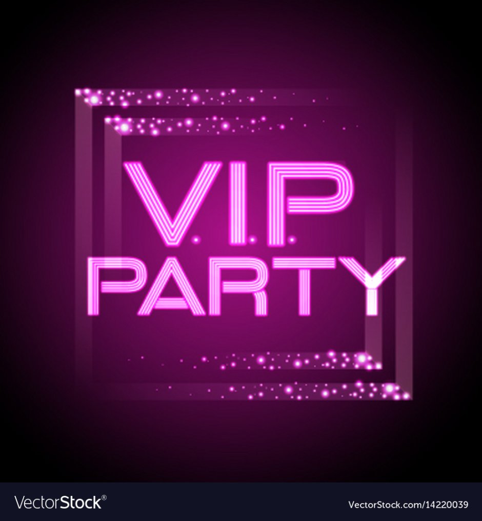 Логотип вип вечеринка