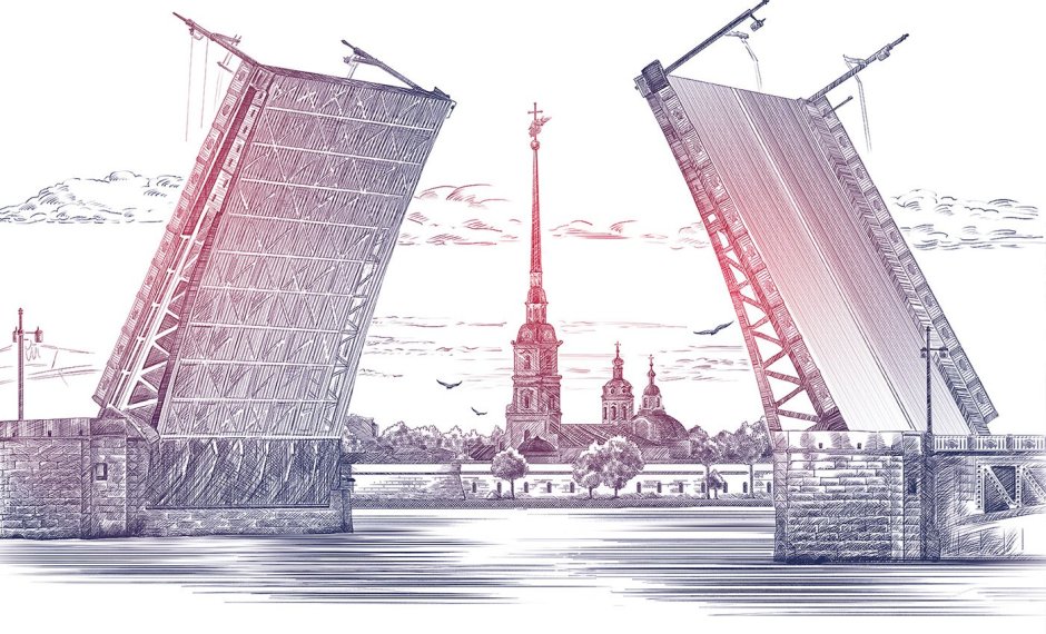 Санкт-Петербург иллюстрации