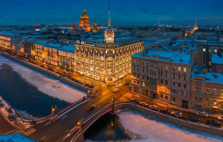 Санкт-Петербург зима Забурдаев
