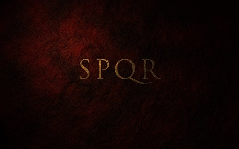 Римский герб SPQR