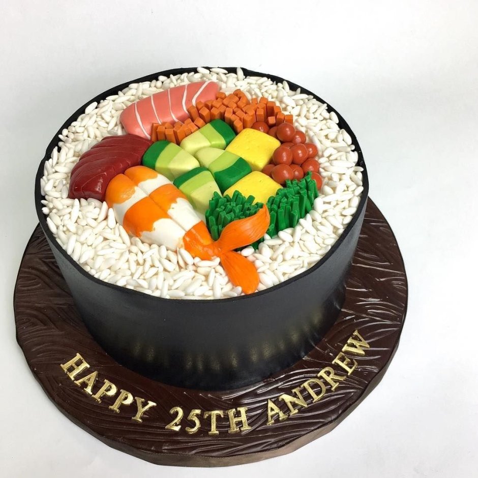 Торт из суши весла