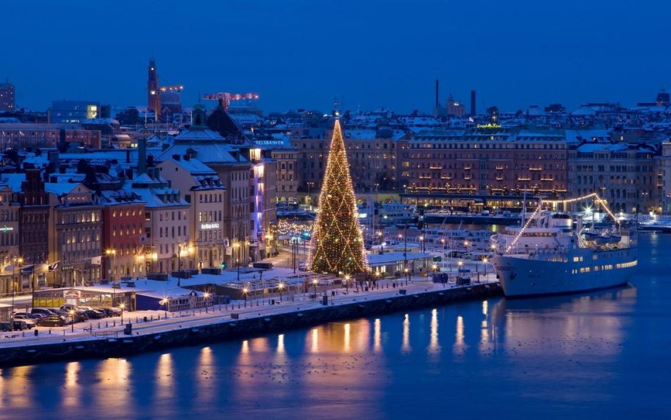 Финляндия Хельсинки зима