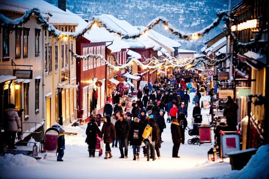 Норвегия Осло новый год
