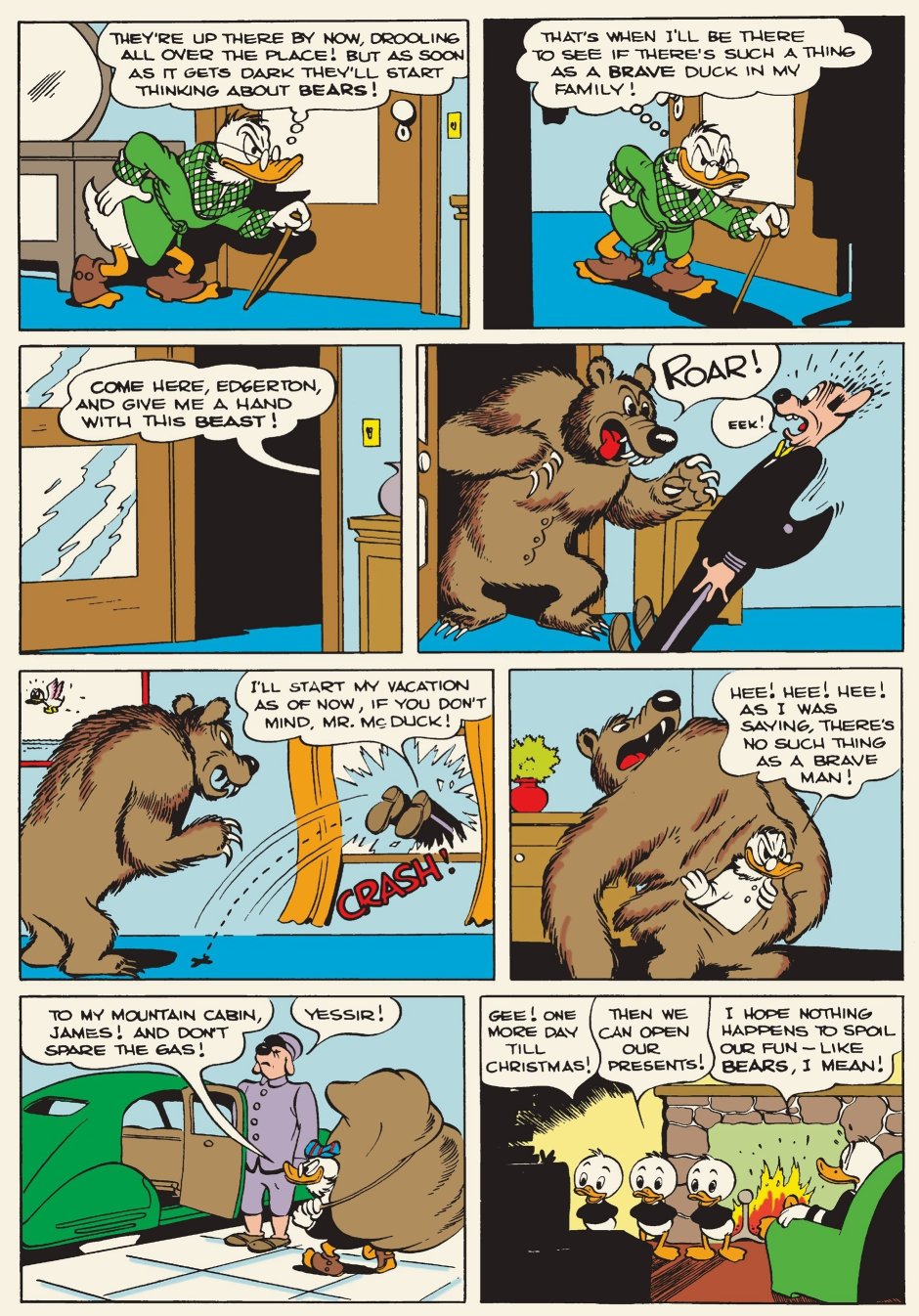 Комикс Рождество на медвежьей горе