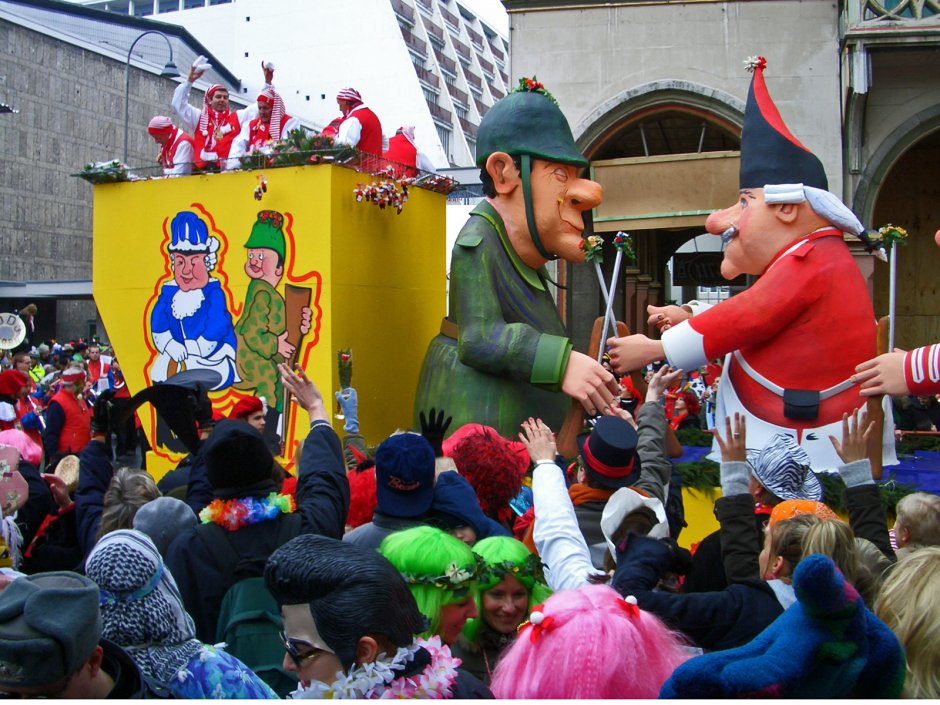 Карнавал,Германия карнавал в Германии. Розенмонтаг