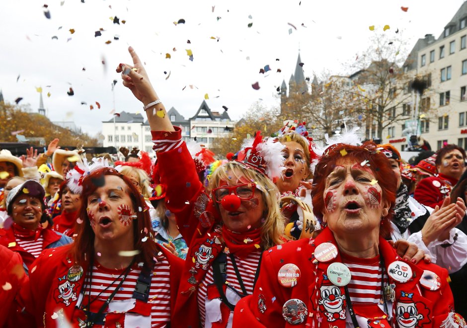 Кёльнский карнавал в Германии