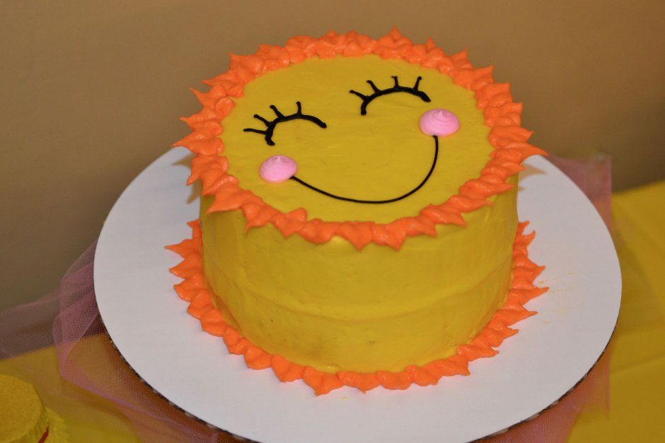 Торт солнышко для детского