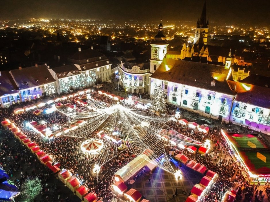 Sibiu Румыния Christmas