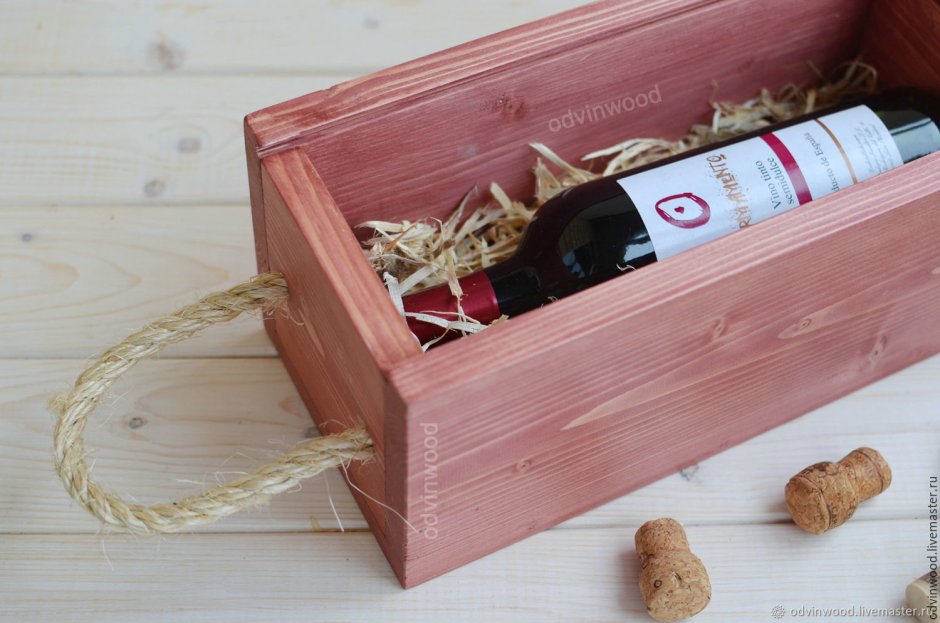 Ящик для вина деревянный