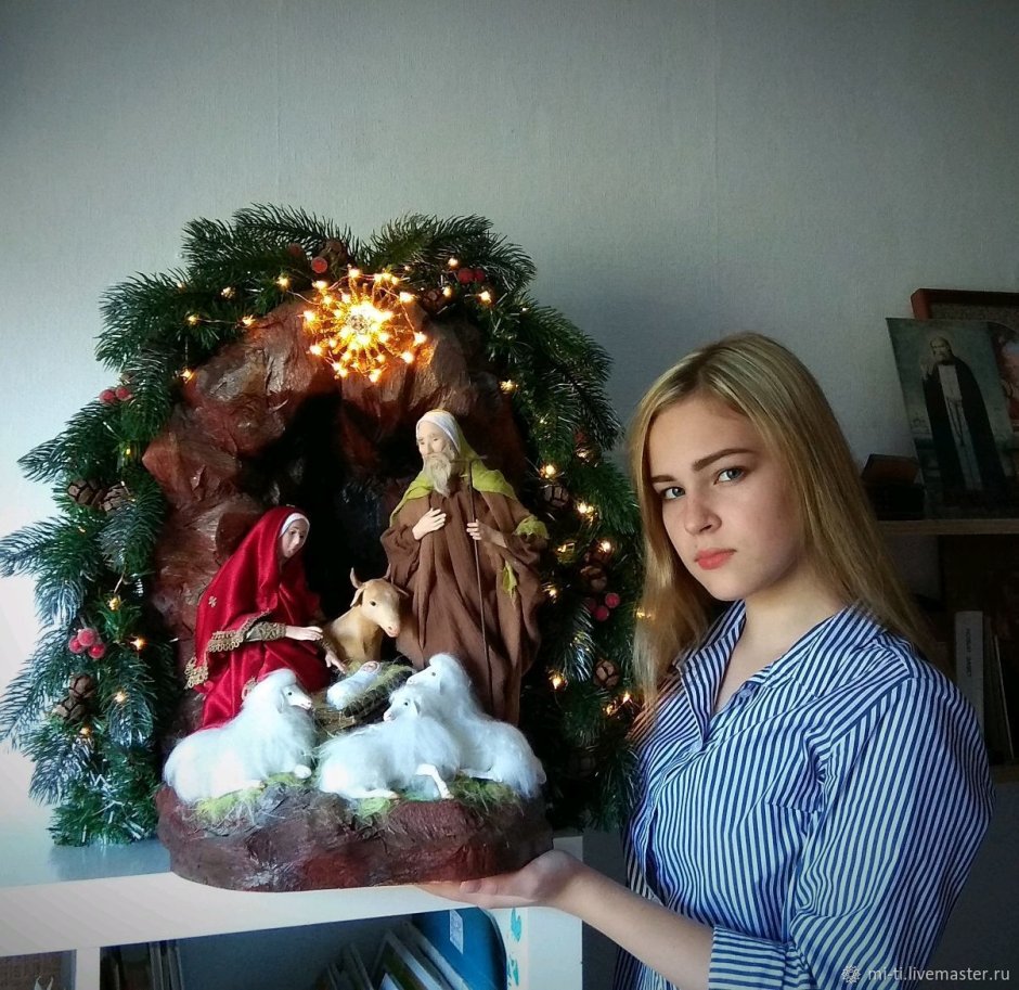 Вертеп звезда Рождественская Вифлеемская