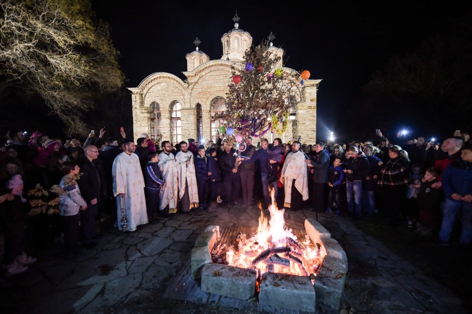 Праздник Врбица в Сербии