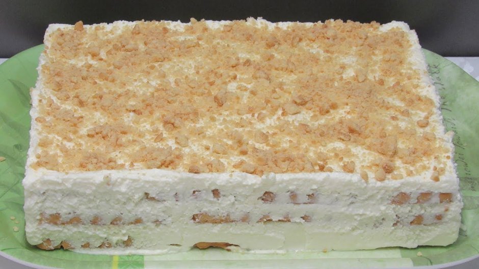 Торт "творожно-малиновый" Стефания