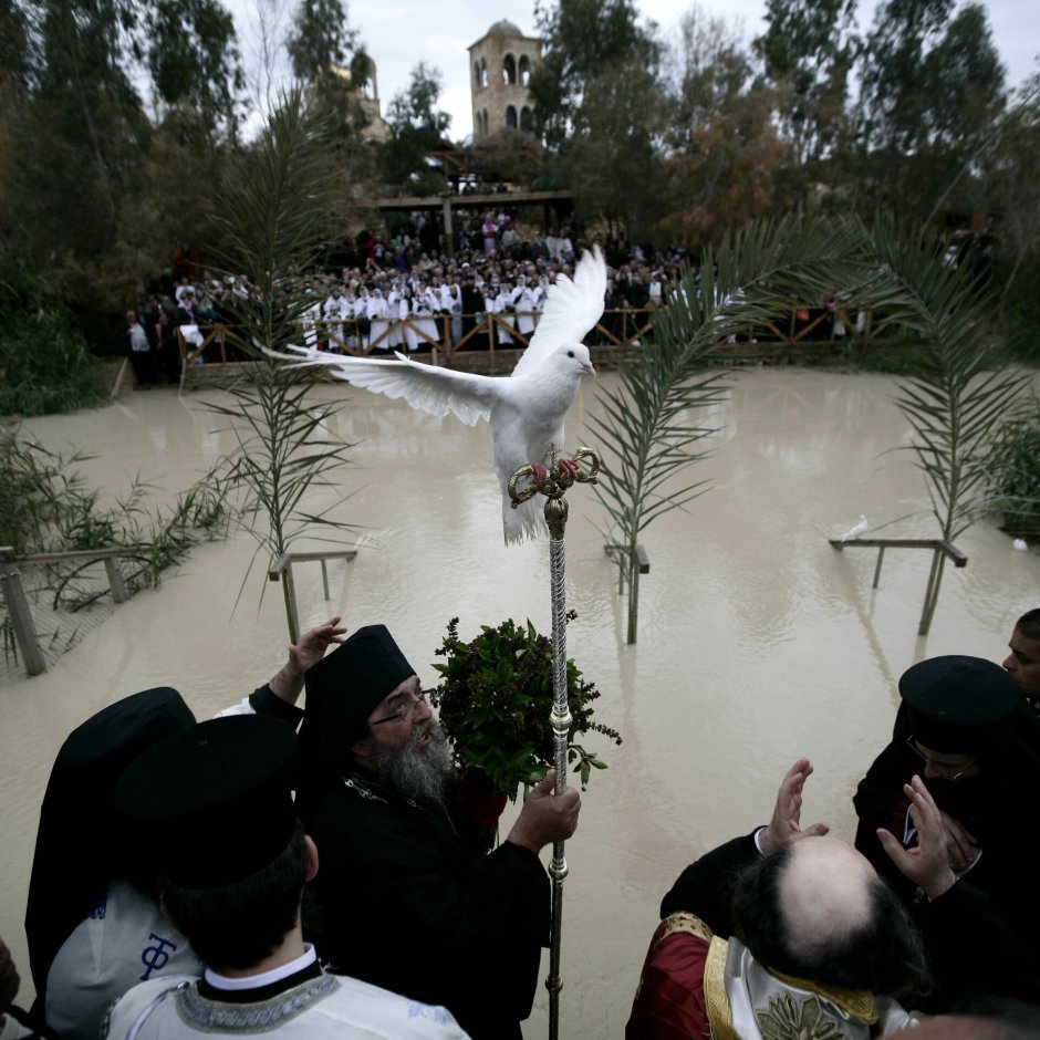 Река Иордан крещение