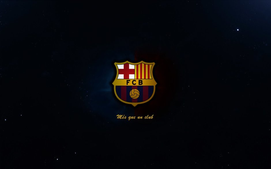 Барселона футбольный клуб тёмный фон