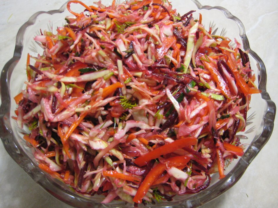 Осенний салат из овощей