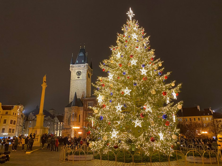 Рождественская елка в Праге