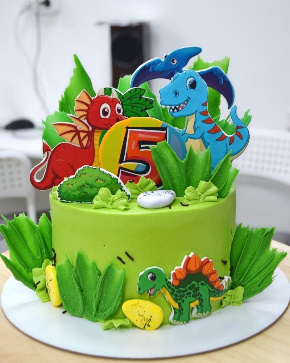 Тортик с динозавриками