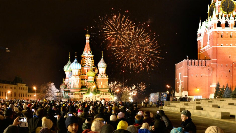 Встреча нового года в России