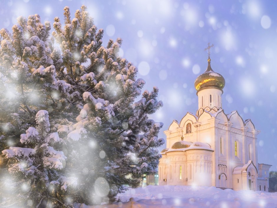 Серафимо-Дивеевский монастырь зимой