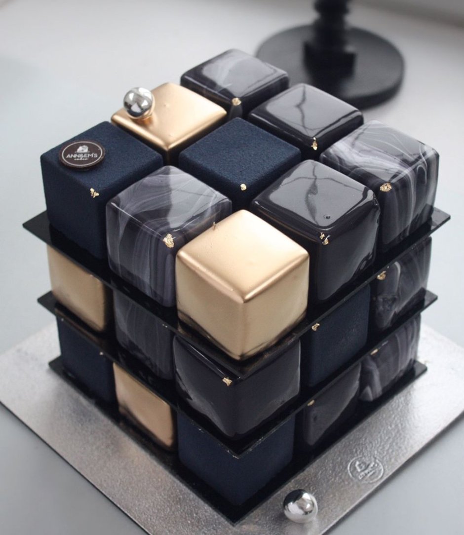 Торт декор кубик Рубика