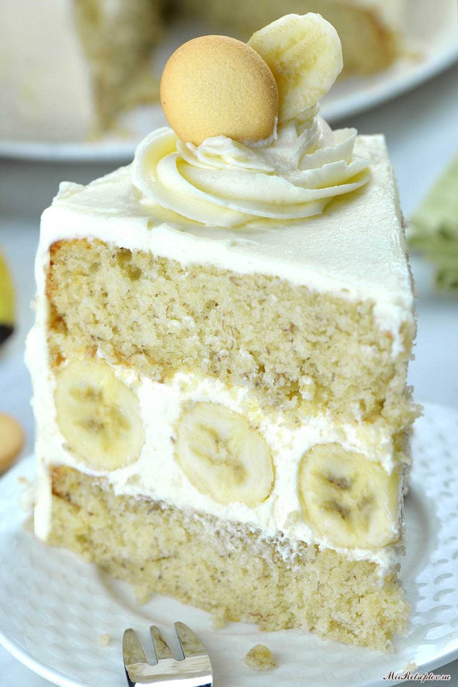 Банановый торт без выпечки