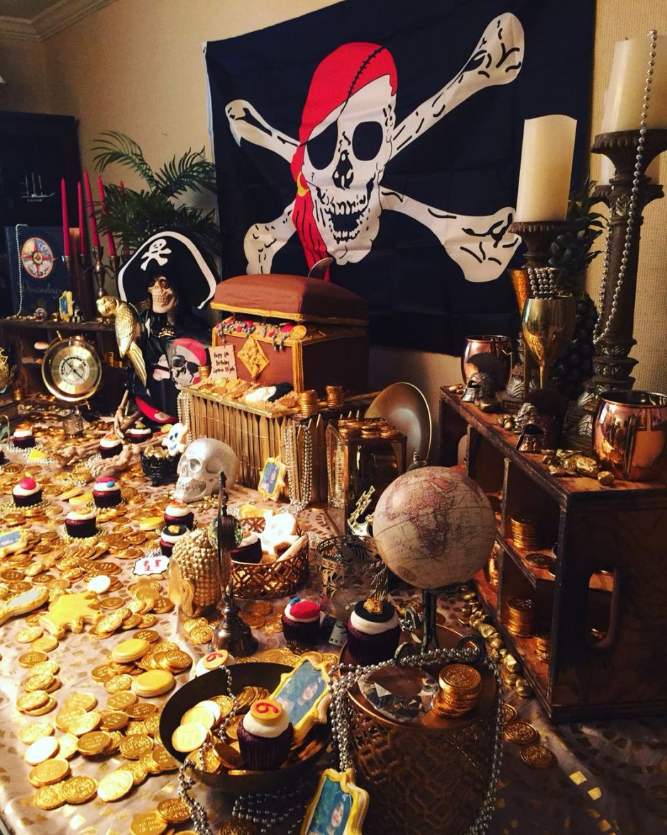 Декор в стиле пиратов