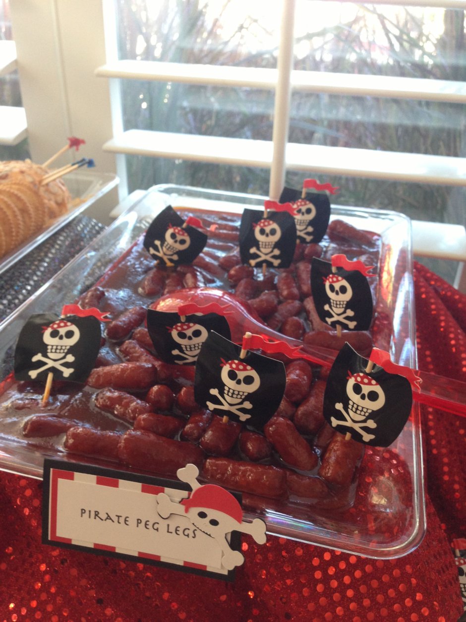 Блюда для пиратской вечеринки