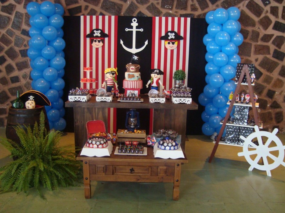 Пиратская вечеринка декорации