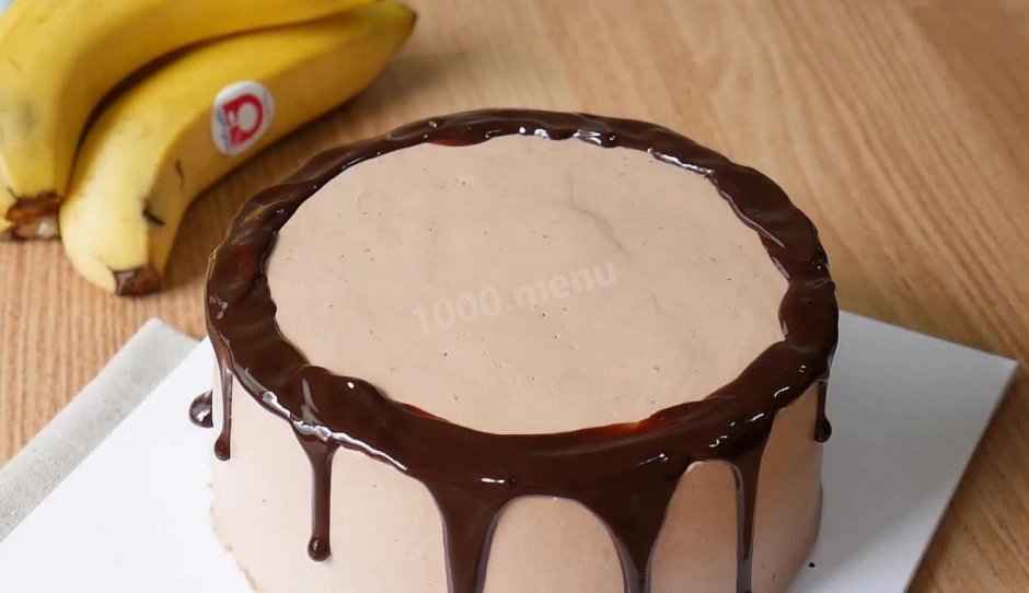 Банановый торт с маскарпоне