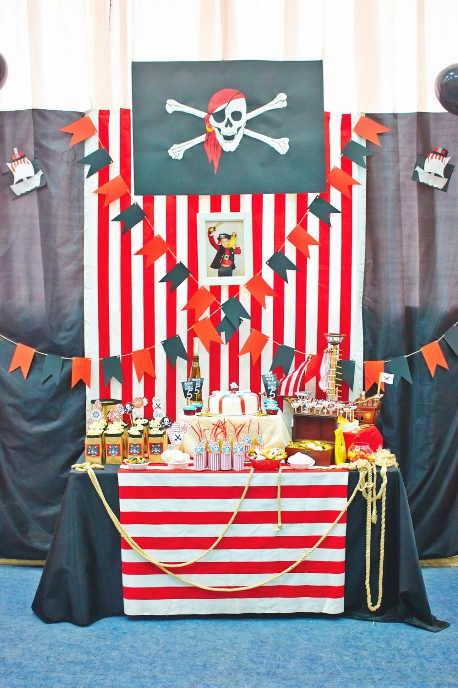 Пиратская вечеринка декорации
