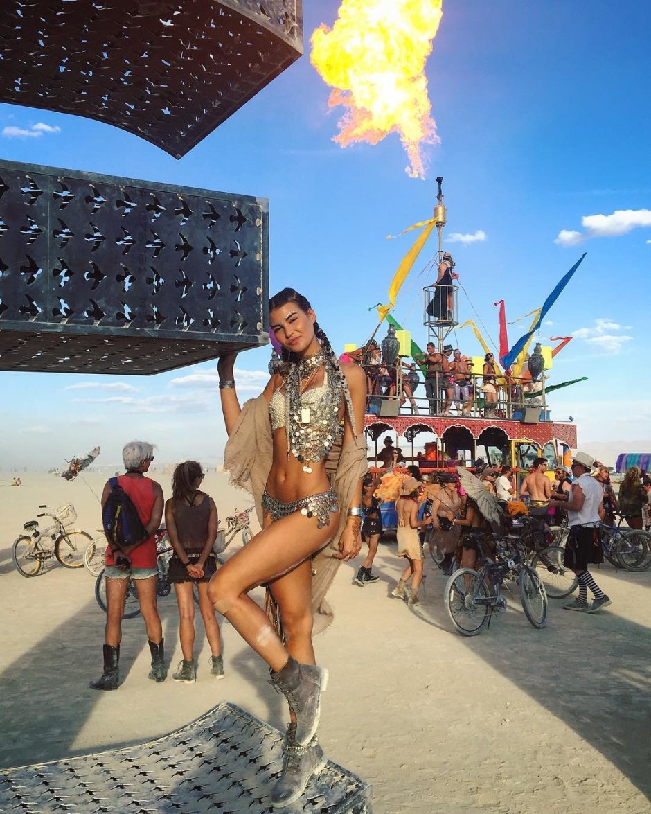 Фестиваль в пустыне Невада Burning man