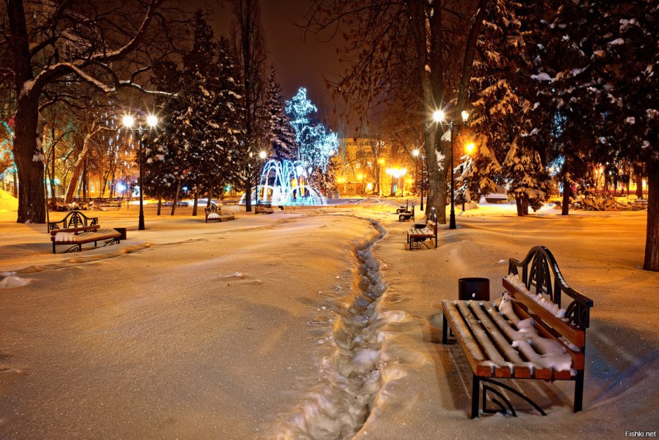 Воронеж центр зима