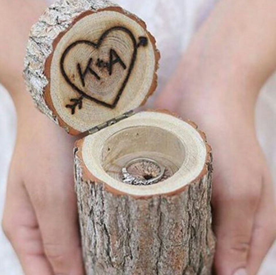 Фоторамки на свадьбу из дерева