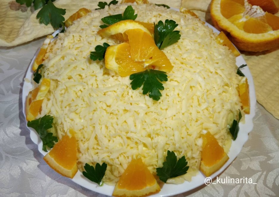 Сицилийский салат из апельсинов