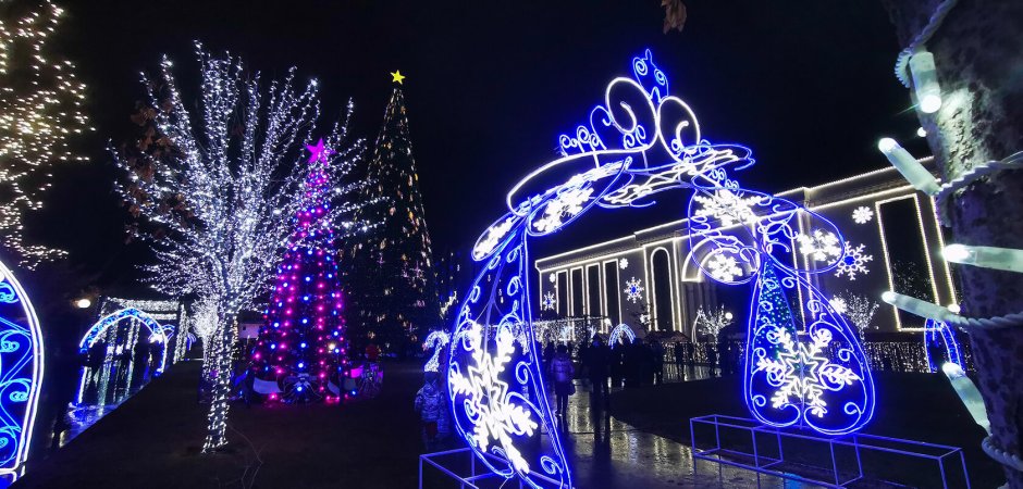 Вечерний новогодний Ташкент