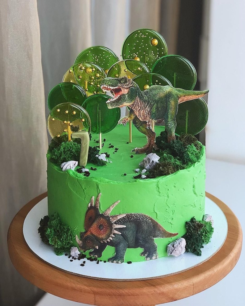 Тортик с динозавриками