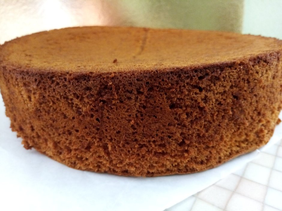 Шоколадный шифоновый бисквит торт