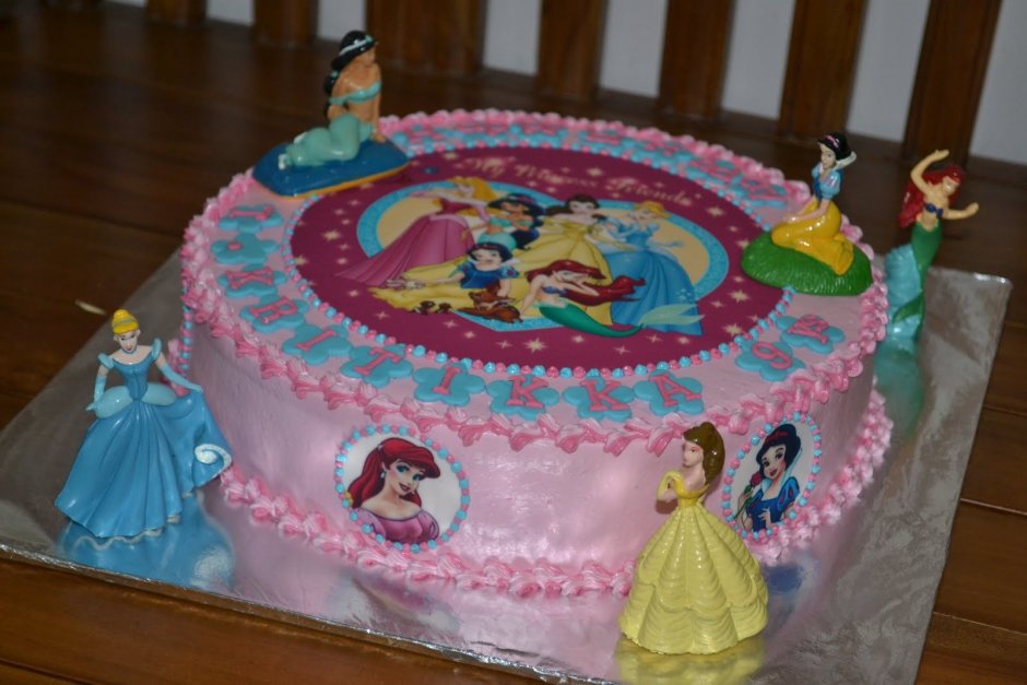 Тортики для девочек на день рождения царевны