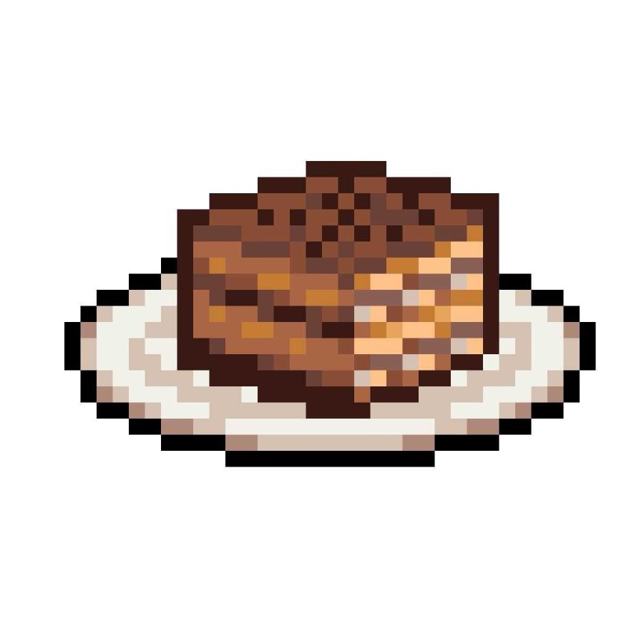 Торт Pixel Art